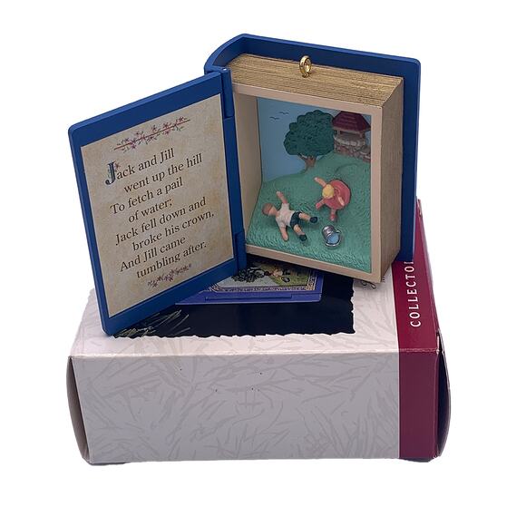 1995 Hallmark Keepsake Ornament JACK AND JILL Mother Goose Collector's Series - Picture 2 of 8